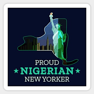 Proud Nigerian New Yorker - New York State Sticker